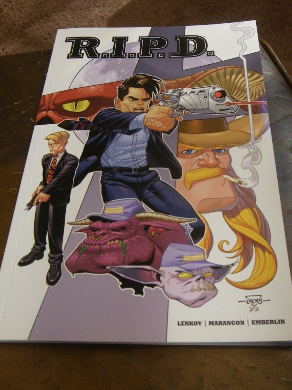 Dark Horse R.I.P.D. Trade Paperback Graphic Novel Lenkov Marangon Emberlin